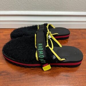 The Elder Statesman X Suicoke Truth Harmony Wool Slide Size 12